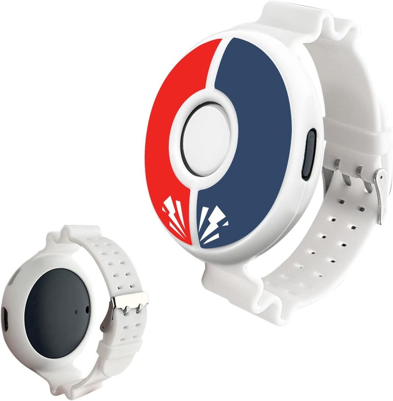 Chanvoo Soft Silicone Band Compatibile with Poke Go Plus + 2023, Protective Case Adjustable Wristband (White) - Image 1